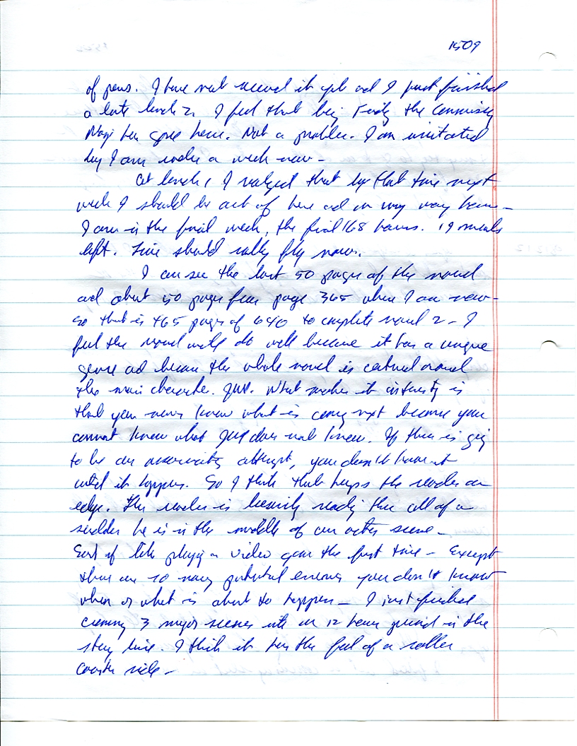 Dr John WorldPeace 2008 Prison Journal